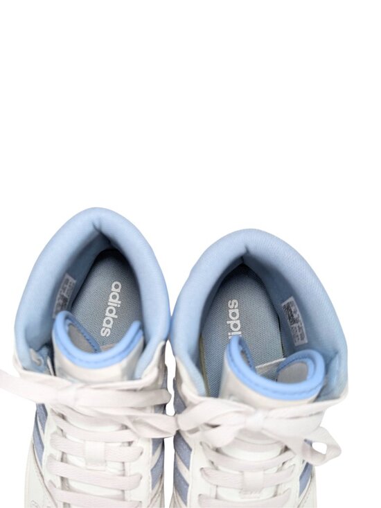 Adidas Womens 8 Break Start Mid White Glow Blue Lace Up Sneakers IH7879 main image 5